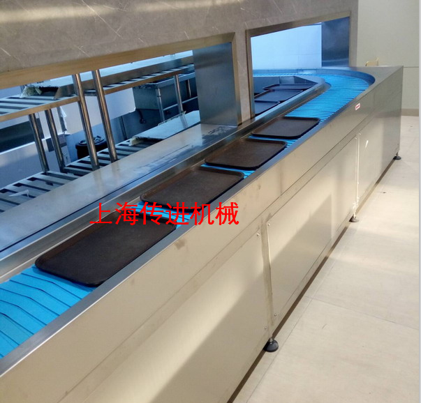 餐廳餐盤(pán)輸送機(jī) 餐盤(pán)回收輸送機(jī)實(shí)體廠(chǎng)家