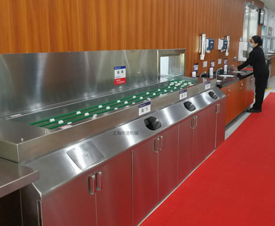 廚房圓帶餐盤輸送機(jī) 餐具回收輸送機(jī)