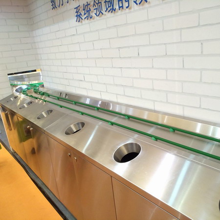 圓帶餐盤(pán)輸送機(jī) 蕭山廚房圓帶餐盤(pán)輸送機(jī)供應(yīng)商